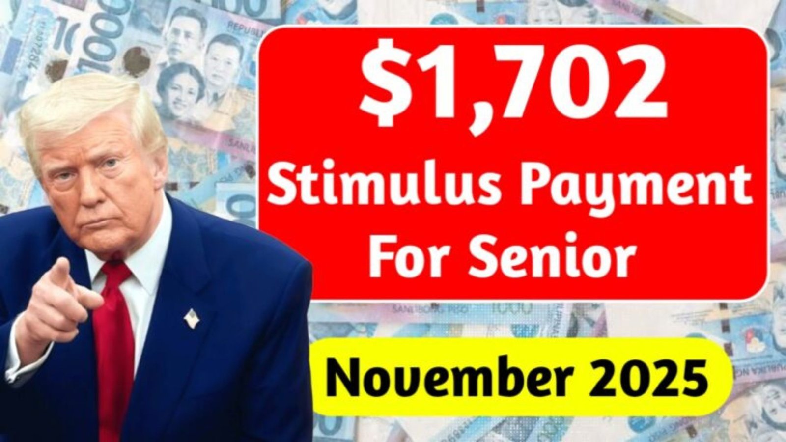 $1,702 Stimulus Check in November 2025
