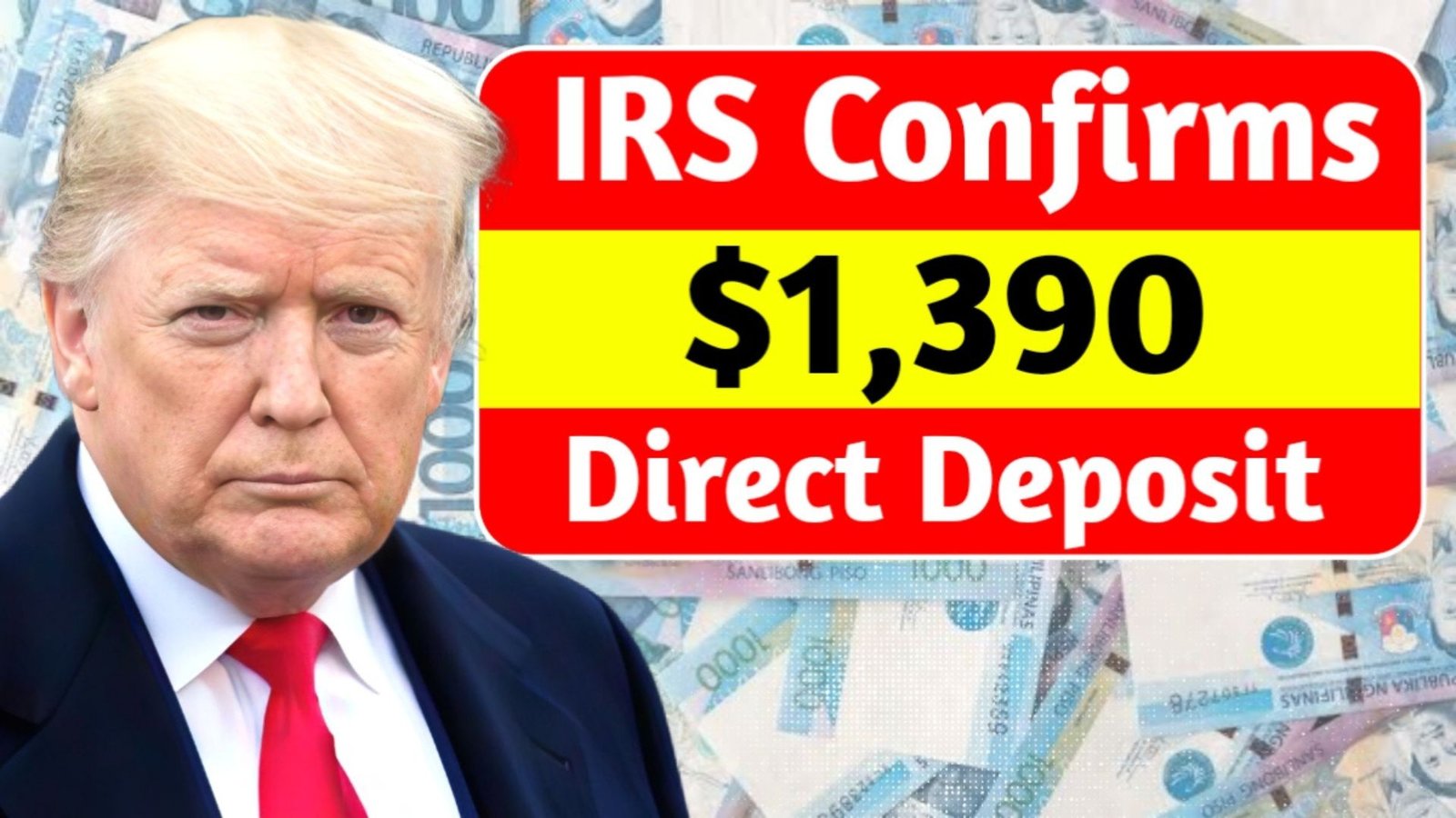 IRS Announces $1,390 Direct Deposit Relief Payment