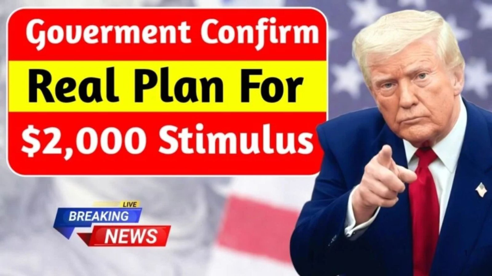 New $2,000 Stimulus Proposal